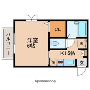 ピアーナ【3階】の間取り