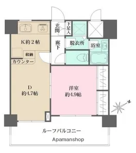 ウィン千駄木【1003号室】の間取り