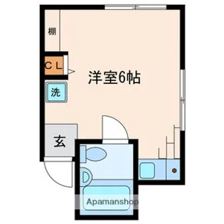 Bオアシス要町【2階】の間取り