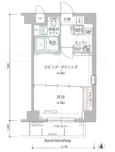 東京都墨田区錦糸1丁目【マンション】の間取り