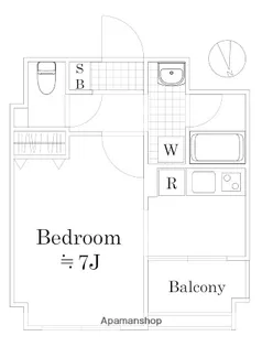 プレール・ドゥーク上野NORTH【7階】の間取り