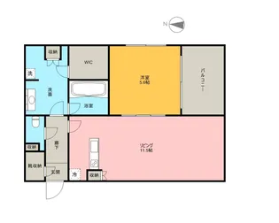 レジディア日本橋馬喰町Ⅲ【7階】の間取り