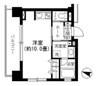 クリオ文京小石川【6階】の間取り
