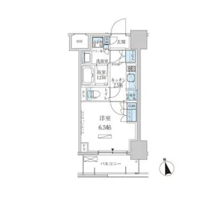 パークアクシス東上野【4階】の間取り