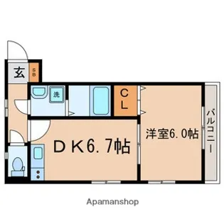 双桜館【2階】の間取り