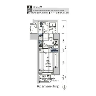 メインステージ錦糸町VIIラピス【5階】の間取り