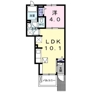 ピュア【1階】の間取り