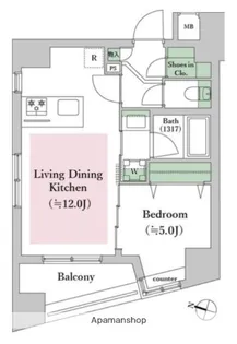 シティインデックス千代田岩本町【2階】の間取り