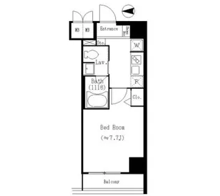 KDXレジデンス両国【2階】の間取り