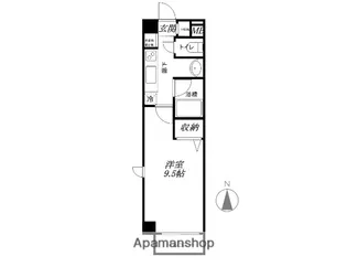プレジール千駄木【1階】の間取り