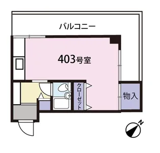 アパルトマンII【4階】の間取り