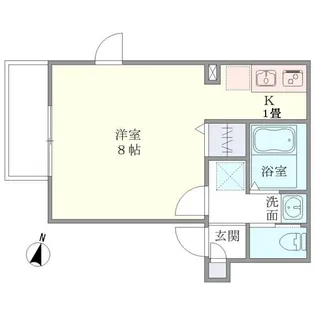 LYNX北千住A棟【1階】の間取り