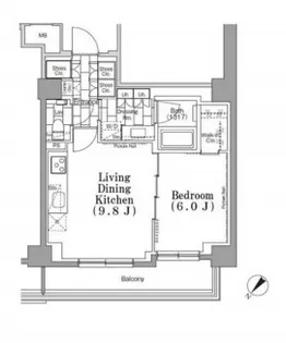 ONE ROOF FLAT TSUKISHIMA【6階】の外観