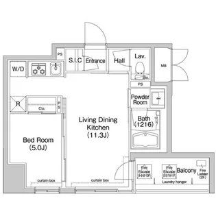 コンフォリア東池袋EAST【11階】の間取り