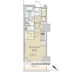 パークアクシス御茶ノ水【2階】の間取り
