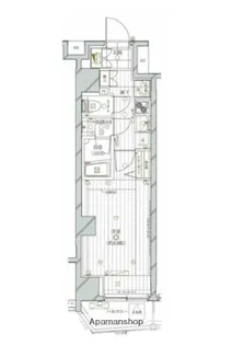 レガリス西日暮里ステーションフロント【9階】の間取り