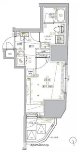 クレイシア神田淡路町【201.号室】の間取り
