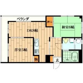 アーバングリーン金森【2階】の間取り
