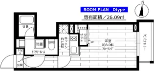 ステージグランデ文京白山【7階】の間取り