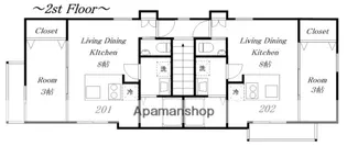 東京都豊島区駒込1丁目【アパート】の間取り