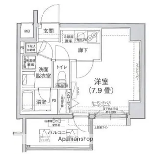 アイルルシェール錦糸町【4階】の間取り