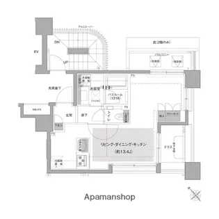 エルスタンザ文京白山【4階】の間取り