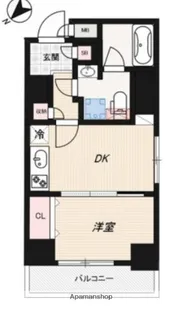 ジェノヴィア水天宮前Ⅱスカイガーデン【5階】の間取り