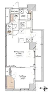 ブランシエスタ両国【2階】の間取り