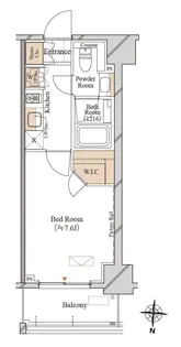 ブランシエスタ両国【11階】の間取り