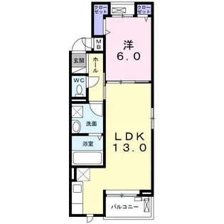 ARDOR(アルドール)【3階】の間取り