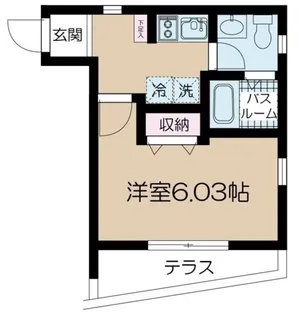 NSGATE青井・弘道【1階】の間取り