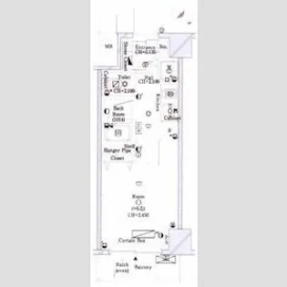 コンシェリア・デュー勝どき【4階】の間取り