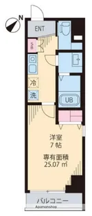 キャトル セゾン【4階】の間取り