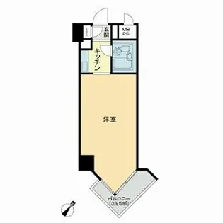 九段フラワーホーム【7階】の間取り