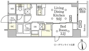 テラス御徒町【10階】の間取り