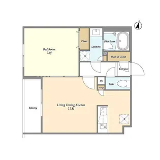 テラスミーレ文京弥生【3階】の間取り