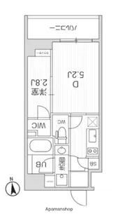 ALTERNA東池袋【3階】の間取り