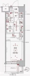 レアライズ浅草Ⅲ【4階】の間取り