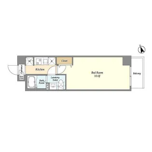 アルファコート町屋【5階】の間取り