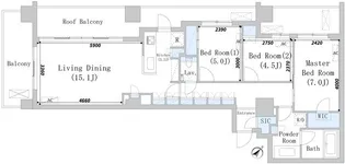 パークアクシス千川【4階】の間取り