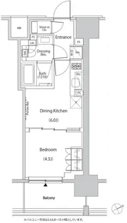 ザ・パークハビオ目白タワー【14階】の間取り