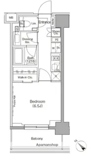 ザ・パークハビオ月島フロント【10階】の間取り
