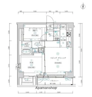アルテシモグレイス【7階】の間取り