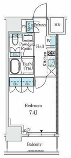 プライマル御茶ノ水【6階】の間取り