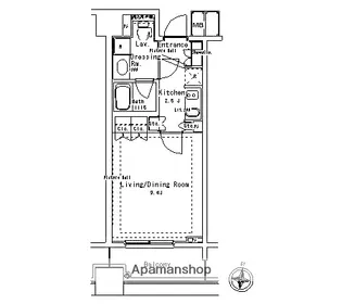 パークアクシス御茶ノ水ステージ【12階】の間取り