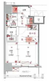 ハーモニーレジデンス山手大塚ザ・ガーデン【2階】の間取り