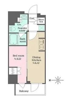 ウエリスアーバン錦糸町【3階】の間取り
