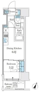 GLACIER神保町【2階】の間取り