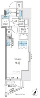 GLACIER神保町【6階】の間取り