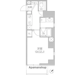 ジョイシティ小石川【3階】の間取り